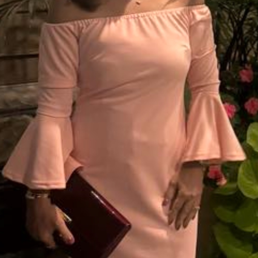 Midi off shoulder dressy code for all occasions